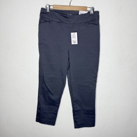 Croft And Barrow Pants - New Croft And Barrow The Effortless Stretch Mid Rise Straight Pants Women's 10P